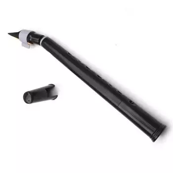 Мини-саксофон с 8 отверстиями, карманный саксофон, портативный дизайн с локтем из АБС-пластика, музыкальный духовой инструмент для Elbow чёрный