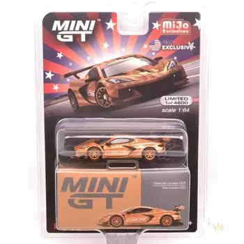 MINI Scale MiJo Limited Chevrolet Corvette Stripes GT164 - C8.R (Stars & 2023)