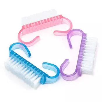 Мини щетки для чистки ногтей, 50/100 шт./упак., гель-акриловая щетка для ногтей, шлифовальная, мягкая, удаляет маникюр, пыль, порошок, чистый педикюр