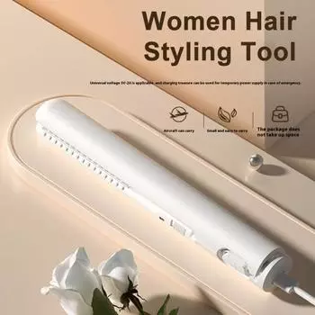 Мини-щипцы для завивки USB 2-в-1, плойка двойного назначения чёрный