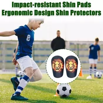 Мини-щитки для голени, утолщенные футбольные щитки для голени, защита для ног для занятий спортом на открытом воздухе, для тренировок по футболу S