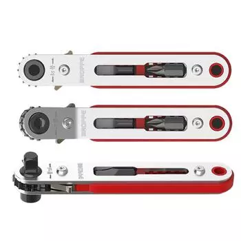 Mini Screwdriver Ratchet Wrench 1/4 Shank for Narrow Space DIY Professional Hand Tools