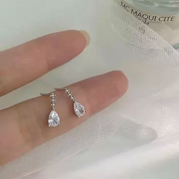 Мини-серьги с каплями воды и жемчугом Sweet Niche Design Sense Модные серьги с каплями воды для женщин