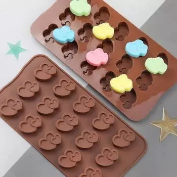 Мини-сердечки, силиконовая форма, формы для шоколада, не прилипающие, свадебные конфеты, форма для выпечки помадки, кондитерские изделия, печенье, формы для торта, формы для выпечки коричневый
