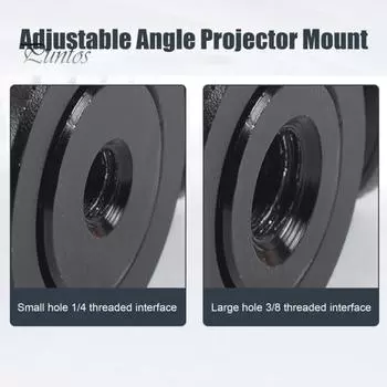 Мини-шаровая головка из алюминиевого сплава, вращающаяся на 360 градусов, винт 1/4 3/8 дюйма, металлический светодиодный светильник для видеосъемки, адаптер для крепления на головке штатива для мобильного телефона, DSLR-камеры 1/4inch