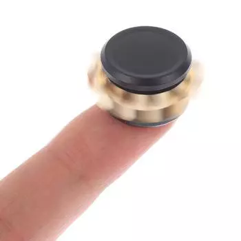 Мини-шестеренка металлический сплав спиннер игрушка ручной спиннер палец EDC фокус игрушки чёрный