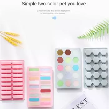 Мини шестиугольная звезда арбуз медведь силиконовые формы для конфет без крышки для шоколадных кубиков льда желейного торта желе случайный цвет