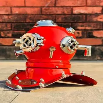 Мини-шлем для дайвинга 15,24 см, шлем для дайвинга, морской шлем для подводного плавания, морской настольный шлем для дайвинга, домашний офис, декоративный