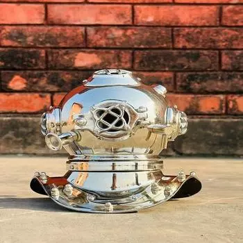 Мини-шлем для дайвинга 15,24 см, водолазный шлем, морской шлем для подводного плавания, морской настольный водолазный шлем, домашний офис, декоративный