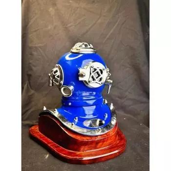 Мини-шлем для подводного плавания | Идеально подходит для коллекционеров и любителей моря | Уникальное нефункциональное снаряжение для дайвинга для демонстрации | Ретро-снаряжение для глубоководного дайвинга