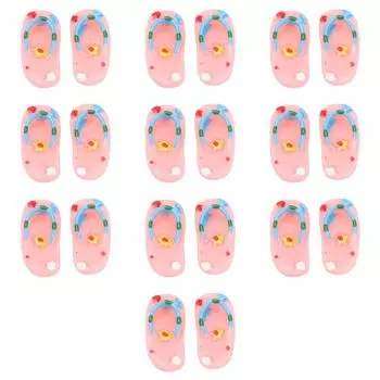 Мини-шлепанцы, имитация миниатюрных сцен, аксессуары для кукольного домика для детей старше 3 лет