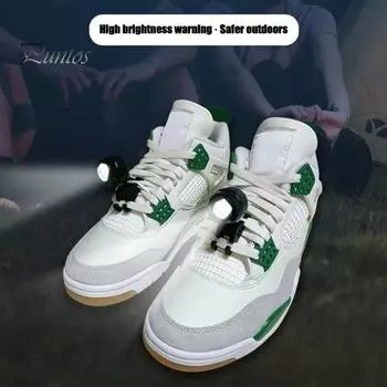 Мини-фонарь для обуви, 3 режима, регулируемый, водонепроницаемый, легкий, перезаряжаемый, супер яркий, для кемпинга, походов, ночной ходьбы, спортивной обуви, налобный фонарь чёрный