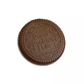 Мини шоколадное печенье зеркало милое печенье форма зеркало для макияжа с расческой инструмент для укладки волос мультяшное складное компактное карманное зеркало