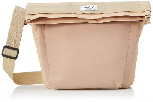 Mini Shoulder Bag A5 Multiple Storage OLIVE ATS0921 Beige [Anello]