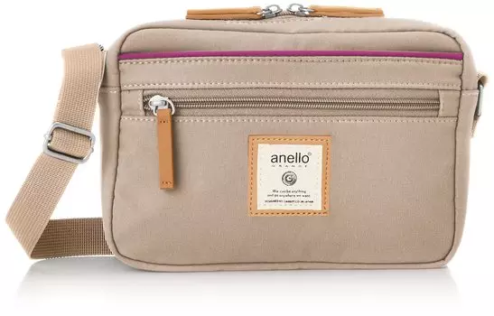 Mini Shoulder Bag Crossbody Small CINNAMON GTM0333 Gray Beige [Anello Grande]