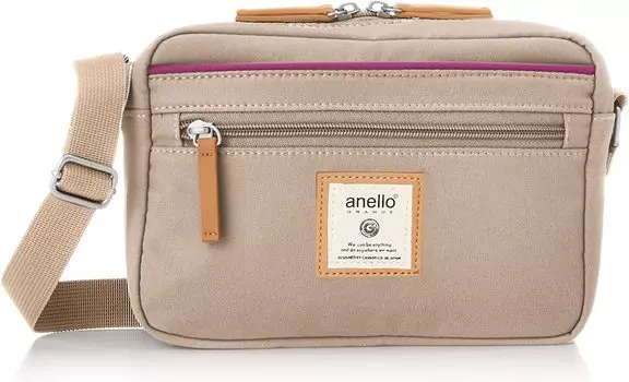Mini Shoulder Bag Multiple Storage CINNAMON GTM0333Z Gray Beige [Anello Grande]