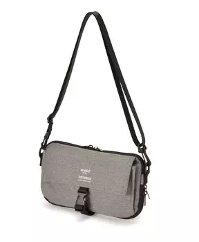 Mini Shoulder Bag Wallet Pocket Expansion Multiple Storage THE DAY Gray [Anello] AT-H1152