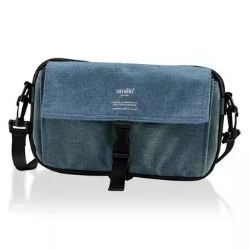 Mini Shoulder Bag Wallet Pocket Expansion Multiple Storage THE DAY Denim Multi [Anello] AT-H1152