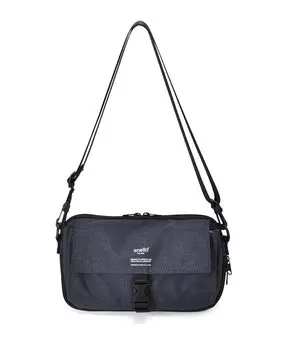 Mini Shoulder Bag Wallet Pocket Expansion Multiple Storage THE DAY Navy [Anello] AT-H1152