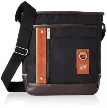 Mini Shoulder Creature Vertical Shoulder Multifunctional Lightweight Large Capacity Town Casual Black [Lee]