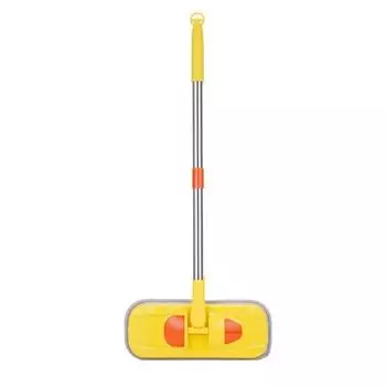 Мини-швабра Маленькая швабра для детей. Уборка дома. Игрушка для уборки. Милая маленькая швабра с длинной ручкой и впитывающей губкой. Детская уборка. розовый