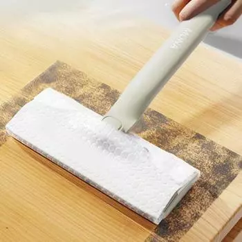 Мини-швабра, одноразовая швабра для мытья лица, швабра с вращающейся головкой и подвесным отверстием для домашнего окна на полу фиолетовый