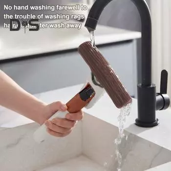 Мини-швабра-распылитель для мытья столешниц, самоотжимная маленькая швабра с функцией распыления, портативная мини-швабра-губка A