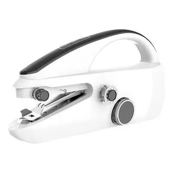 Мини швейная машинка беспроводная ручная швейная машинка портативная швейная машинка подарок для любителей шитья для быстрого ремонта дома в путешествии белый