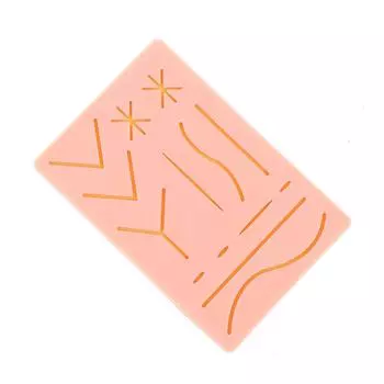 Мини-силиконовая подушка для наложения швов, хирургическая травматическая имитация разреза, тренировка