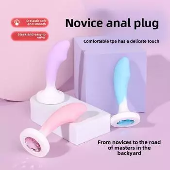 Мини силиконовые анальные пробки эротические вестибулярные пробки конфетные цветные товары для взрослых Sm эротическое кондиционирование наказание пыточное устройство
