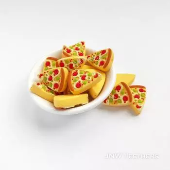 Мини-силиконовые бусины для ломтиков пиццы Default Title