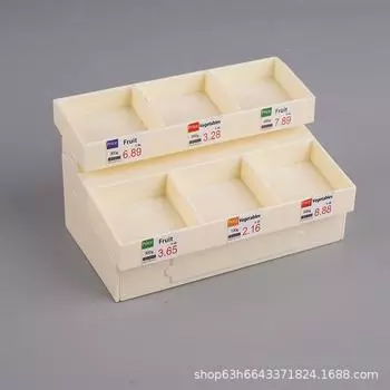 Mini Simulation Fruit Shelf Miniature Fruit And Vegetable Food Model Doll House Toy Children S Play House Supermarket Ornament