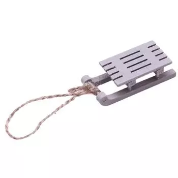 Мини-симулятор снежных саней ручной работы 1/12 деревянные сани настольные поделки поделки снежные сани орнамент без запаха для кукольного дома домашний декор