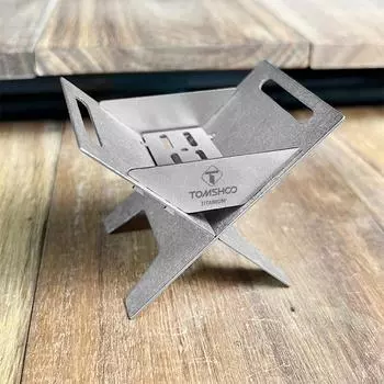 Мини-складная печь из титанового сплава, портативная и легкая, идеально подходит для выжигания по дереву и ароматерапии