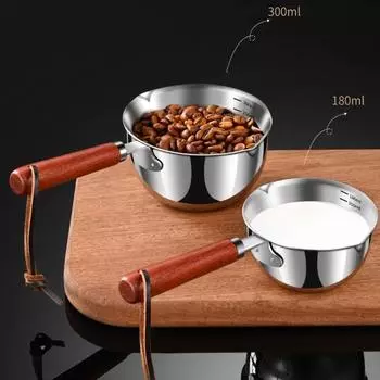 Мини-сковорода для масла из нержавеющей стали 304, ароматизированная сковорода для масла, маленькая бытовая сковорода для жареных яиц, ручная антипригарная сковорода для кухни