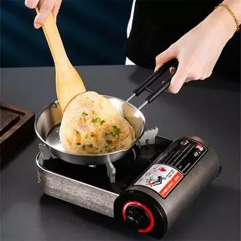 Мини-сковорода из нержавеющей стали 304 без покрытия для завтрака, блинов, омлета, кастрюли, кухонные принадлежности, кухонные принадлежности