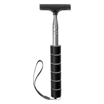 Мини-скребок для автомобильного зеркала, скребок для бокового зеркала, стеклоочиститель зеркала заднего вида с телескопическим стержнем, портативный инструмент для очистки автомобиля армия зеленый