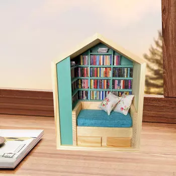 Мини-скульптура для книжной полки, универсальный подарок на новоселье, декоративная полка для хранения сувениров, украшение для столешницы