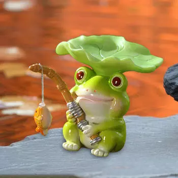 Мини-скульптура в виде животного в виде танка, идеальный подарок для дома Frog