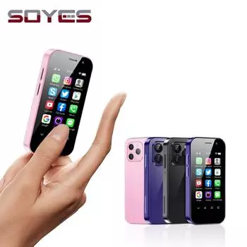 Мини-смартфон SOYES XS14 PRO 4G, 3,0-дюймовый четырехъядерный процессор Android 9,0, 3 ГБ/4 ГБ ПЗУ, 64 ГБ/128 ГБ, Face ID, 2600 мАч, OTG, мобильный телефон с двумя SIM-картами