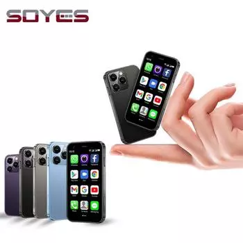 Мини-смартфон SOYES XS15, 3,0-дюймовый дисплей, Android 8,1, 2 ГБ ОЗУ, 16 ГБ ПЗУ, две SIM-карты, Play Store, мобильный телефон 3G 2GB&16GB синий