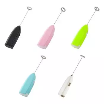 Мини-смеситель для молока, электрический блендер из нержавеющей стали, ручной вспениватель молока, быстрый, удобный для кухонных гаджетов чёрный