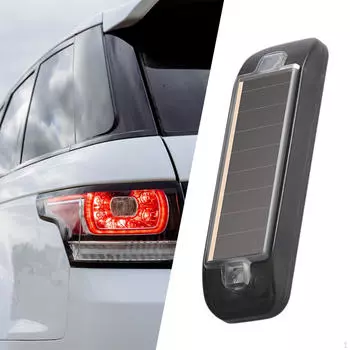 Мини-солнечный аварийный стробоскоп, автомобильный мигающий светодиодный сигнальный фонарь для велосипедов, мотоциклов, универсальный Green Light