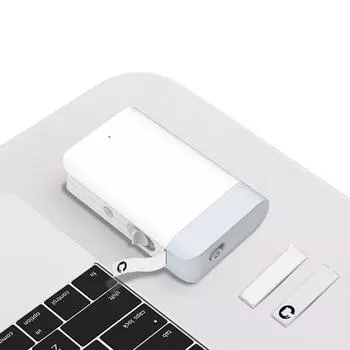 Мини-совместимый с Bluetooth принтер для этикеток, беспроводная наклейка с лентой, аккумуляторная машина, встроенный резак, инструмент для термопечати