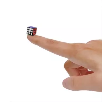 Mini Speed Cube 3x3 Cube Lab Mini 1x1x1cm Самый маленький магический куб Smooth Rotation Small Smooth Puzzle Cube World s