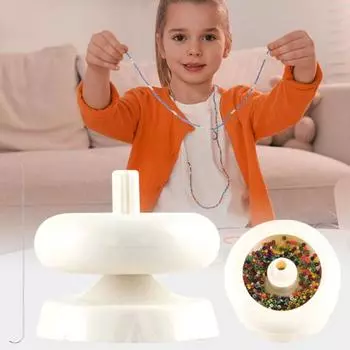 Мини-спиннер для бисера, набор с иглой для бисероплетения, Спиннер для глиняных бусин для изготовления ювелирных изделий, ожерелья, браслета, DIY Craft Project