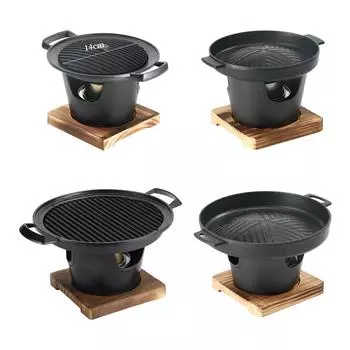 Мини-спиртовая печь для барбекю, съемный японский кухонный инструмент для садового барбекю C