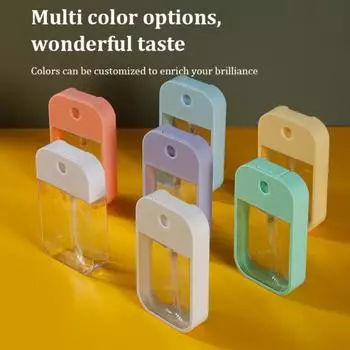 Мини-спрей для карточек, 45 мл, бутылки для дезинфицирующего средства для рук, многоразовая бутылка, дорожный пресс, портативный косметический инструмент для разлива, HMM белый