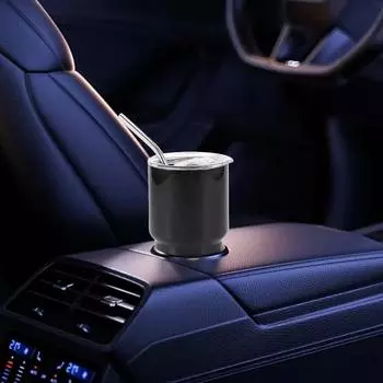 Мини-стакан на 2 унции с соломенной крышкой, стаканы для сублимации из нержавеющей стали, чашки с двойными стенками и вакуумной изоляцией для коктейлей, соков, кофе чёрный