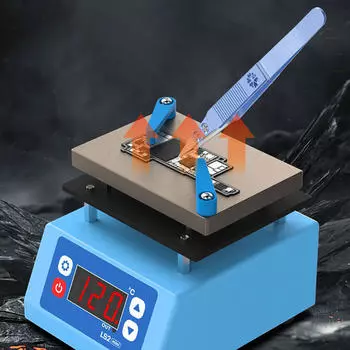 Мини-станция предварительного нагрева для ремонта телефонов, вилка EU 220 В, универсальная, 10x12x10,2 см